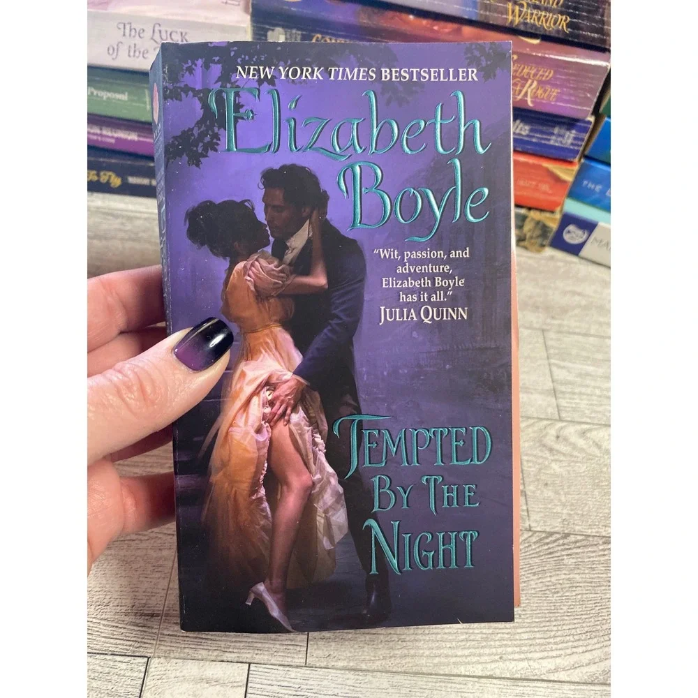 Elizabeth Boyle Tempted By The Night Historical Romance Paperback Book 2008‎ 1st